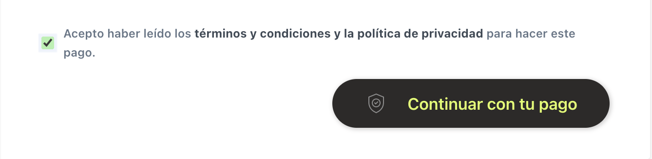 Ejemplo de aceptación de contrato