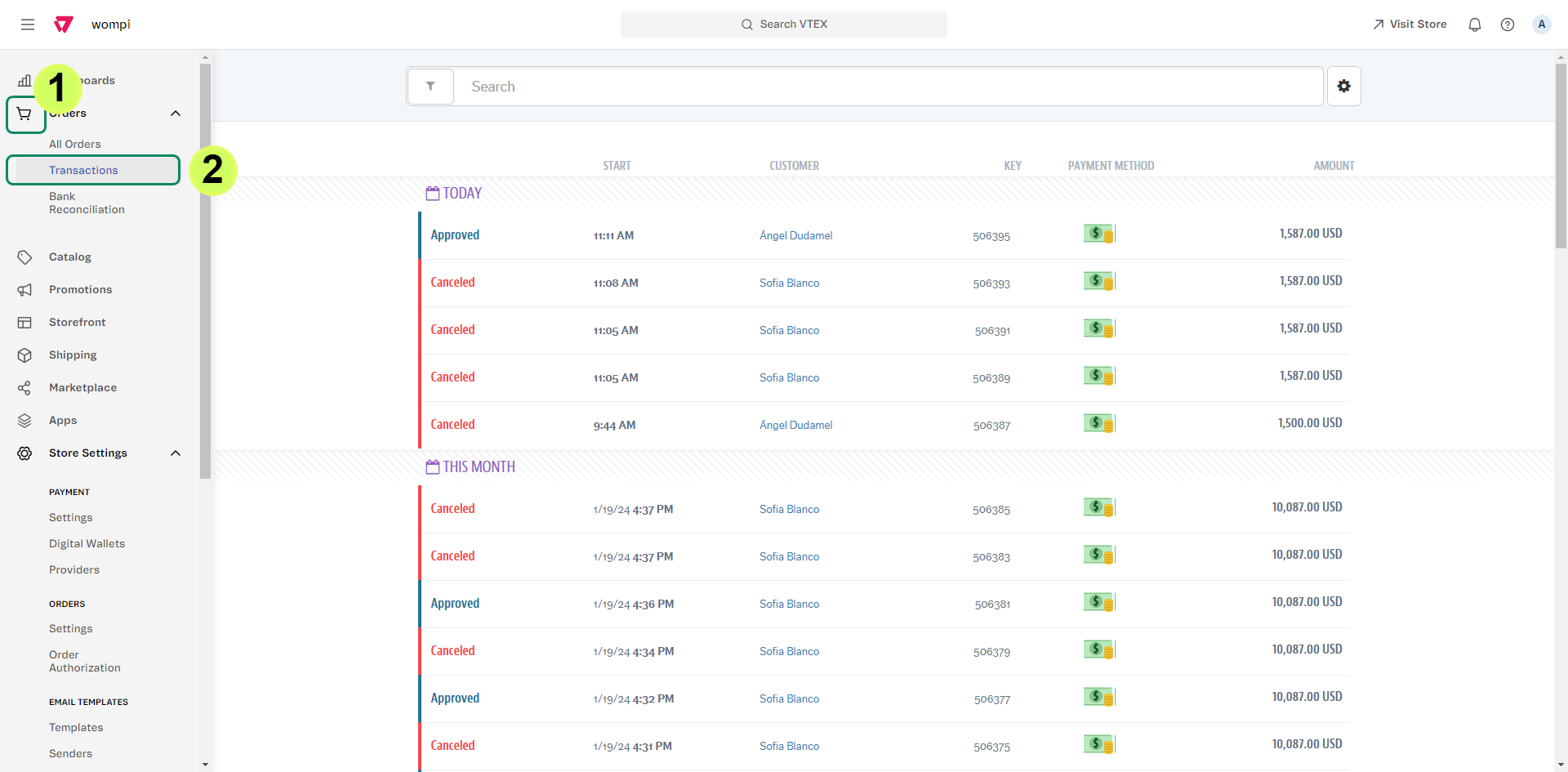Flujo de administrador
