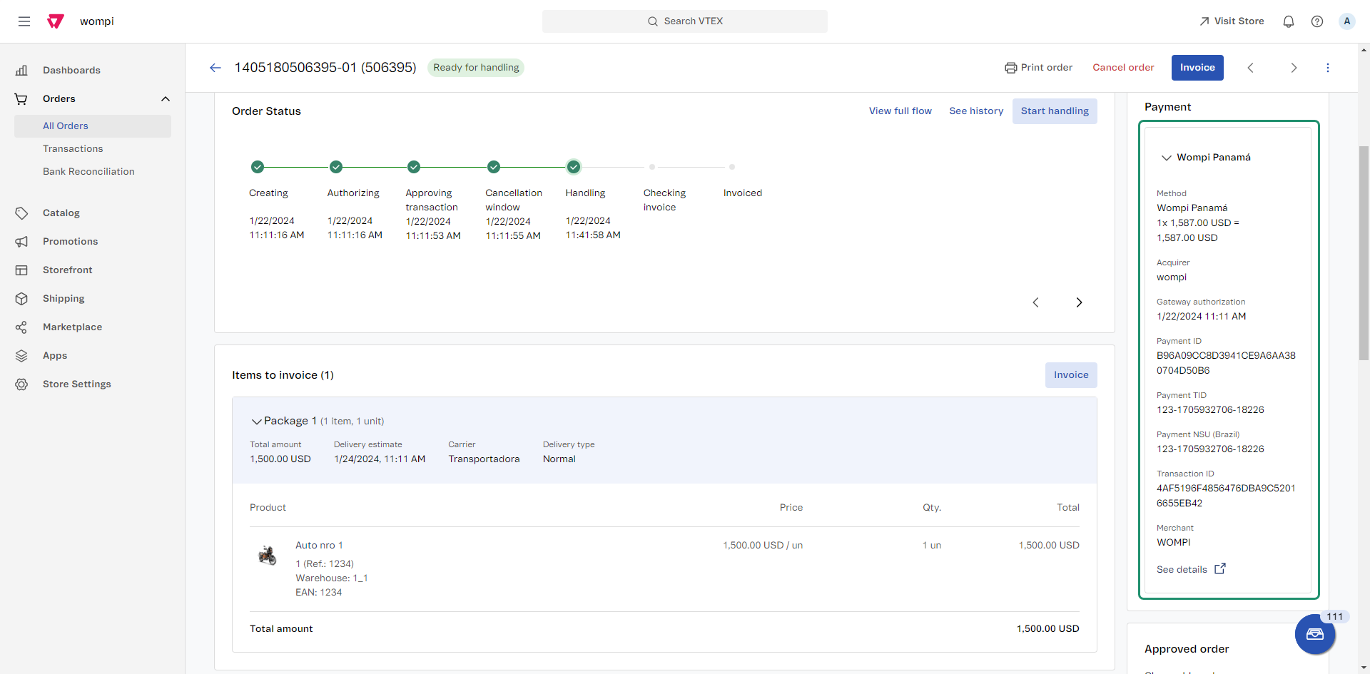 Flujo de administrador
