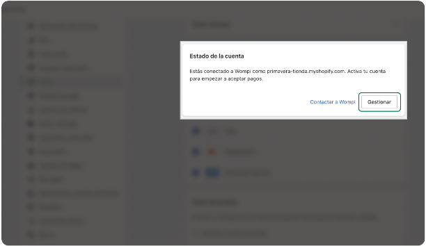 Shopify and Wompi setup!
