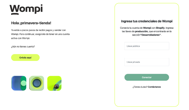 Shopify and Wompi setup!